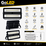 Reflector LED Industrial 200W IP65 Alta Potencia Exterior