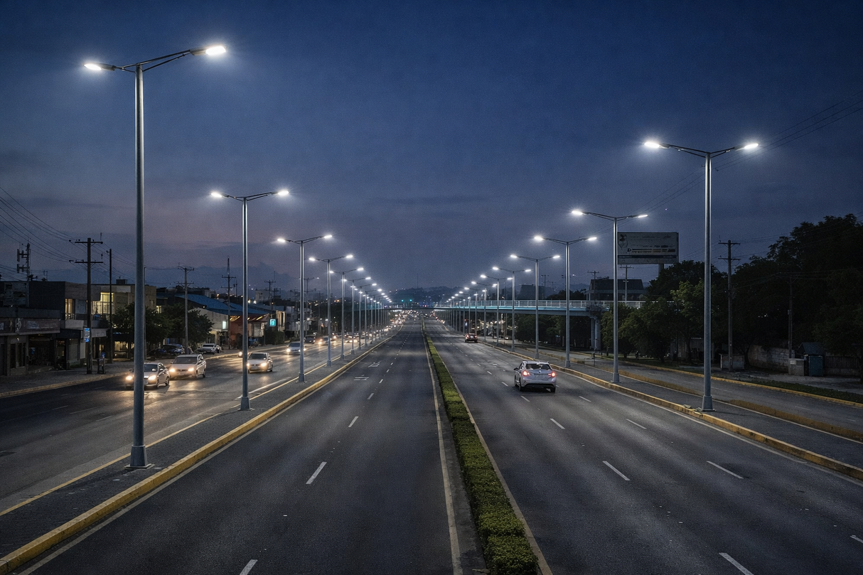 Luminaria LED Vial 100W IP65 para Alumbrado Exterior