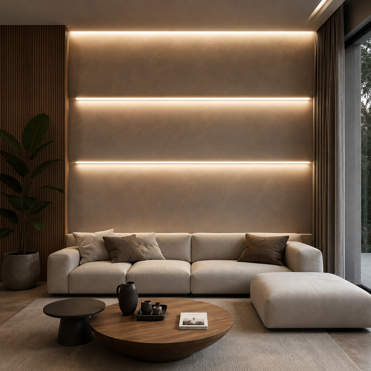 Perfil de Aluminio Empotrable para Tira LED 3 m