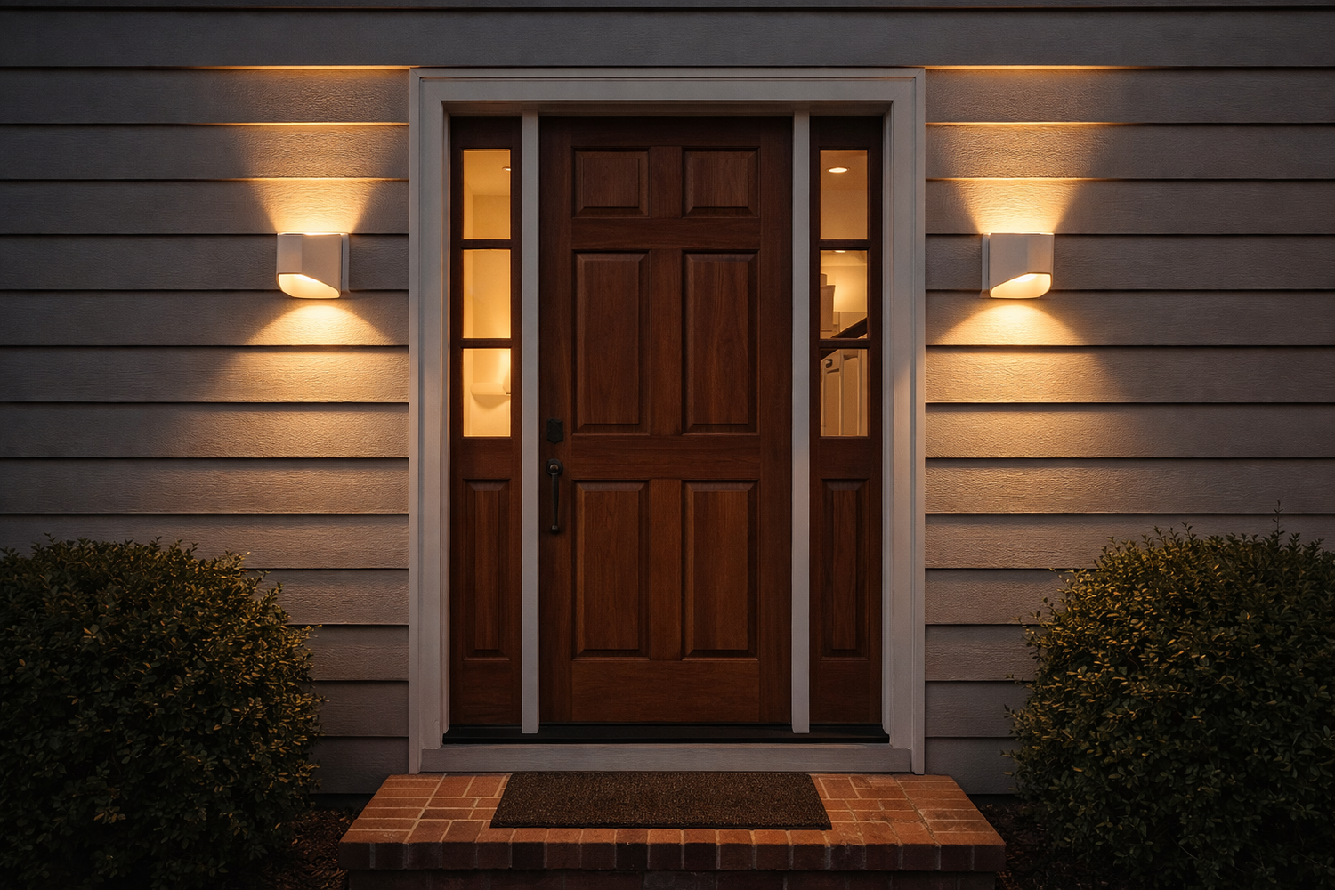 Luminaria de Pared LED 6W Blanco Cálido para Exterior IP54