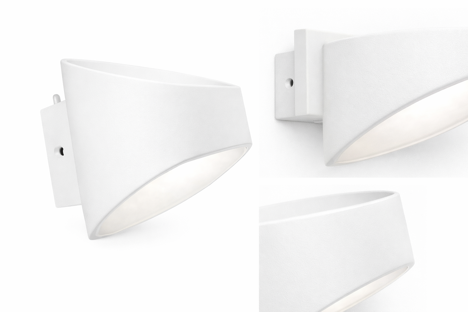 Luminaria de Pared LED 6W Blanco Cálido para Exterior IP54