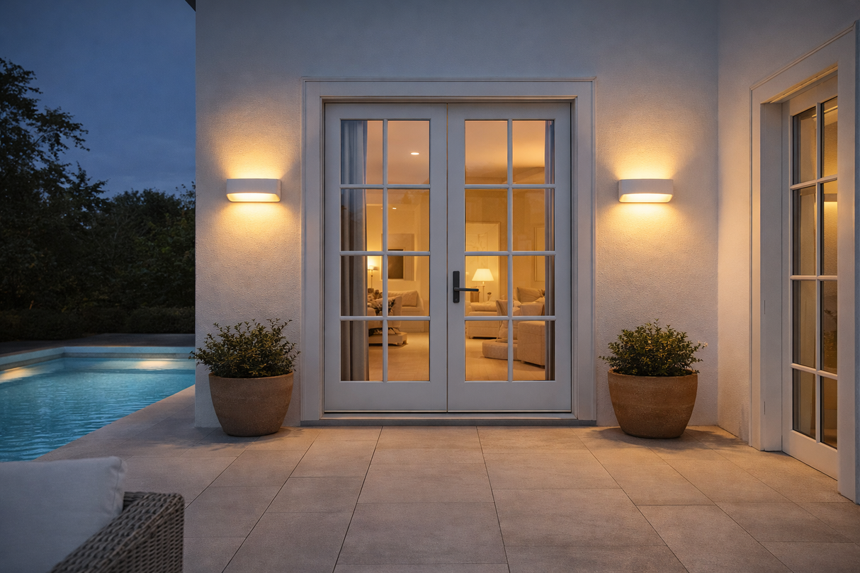 Luminaria LED de Pared Exterior 12W Blanco Frío IP54