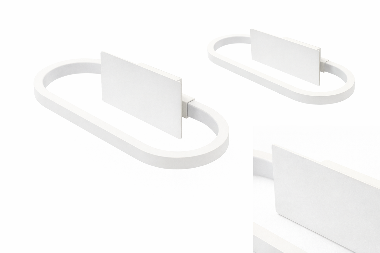 Arbotante LED Decorativo 12W Luz Cálida para Muro Interior