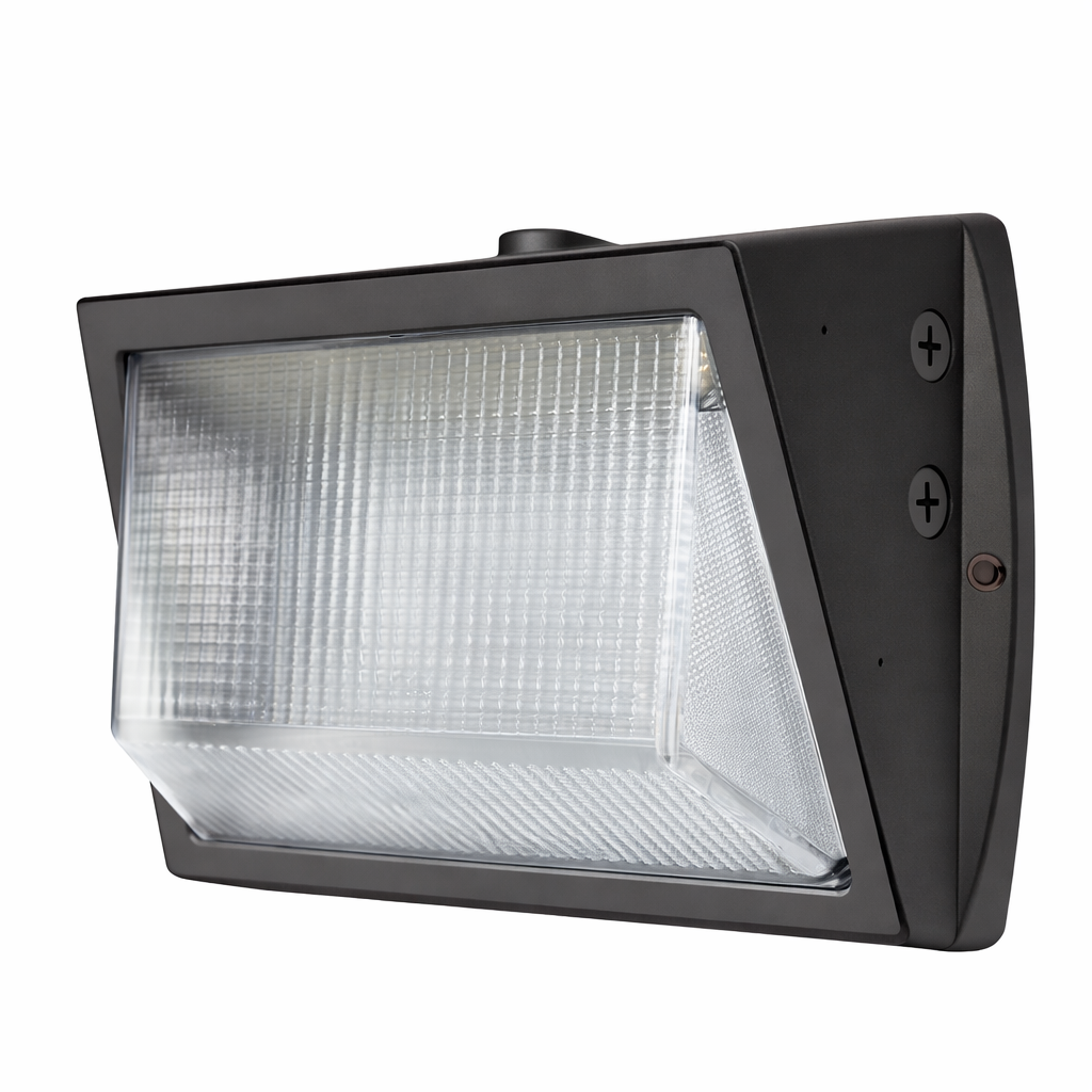 Wall Pack LED 80–120W Potencia y CCT Ajustables IP65