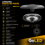 Luminario LED Urbano 100W 3CCT con Fotocelda IP65