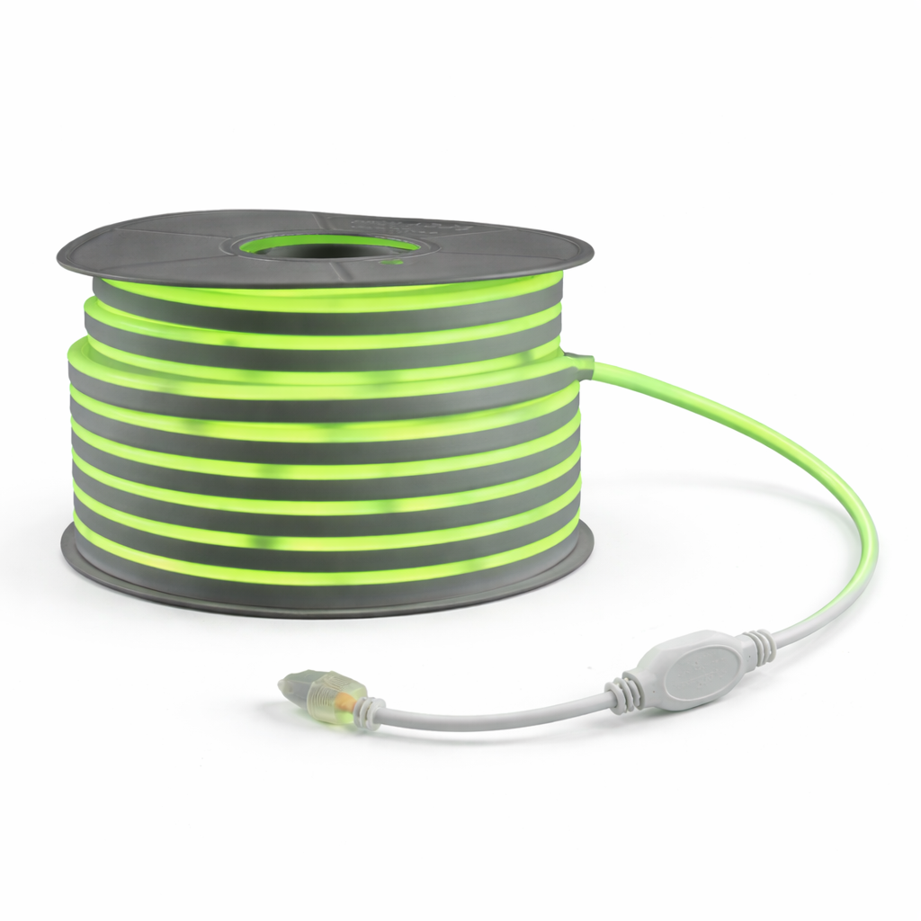 Manguera Neón LED Verde 50m Exterior IP66 127V Flexible