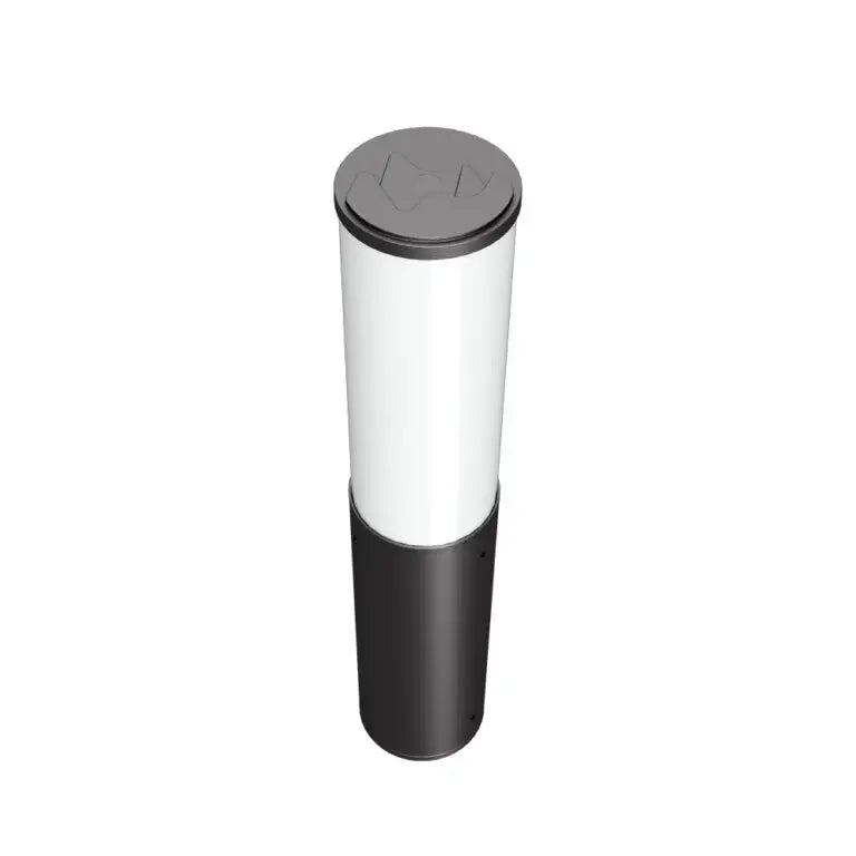 Luminaria LED Punta de Poste Decorativa para Espacios Urbanos – Iluminación 360° con Diseño Clásico