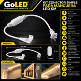 Kit Conector para Manguera LED SMD 200W 127V IP65 Exterior