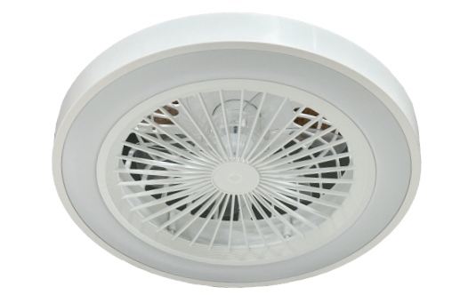 Ventilador de techo decorativo con luz LED integrada – Luz Blanca