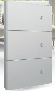 Placa Smart Blanca 3 Interruptores WiFi con Voz