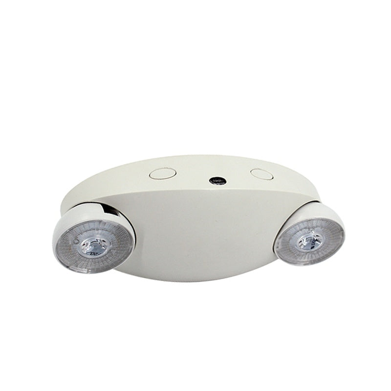 Lampara de Emergencia 2 Faros Policarbonta Blanco