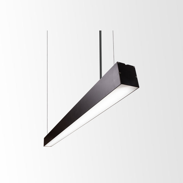 Luminario Colgante Base de Aluminio Color Negro 6500k