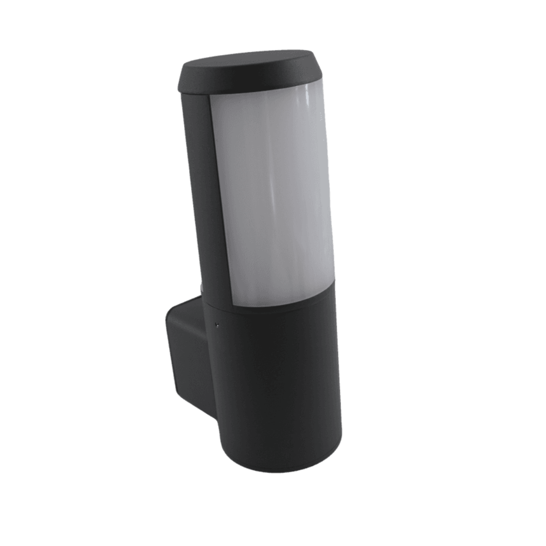 Luminaria de Pared Cilíndrica Gris ADE-016 | Iluminación Decorativa para Exteriores