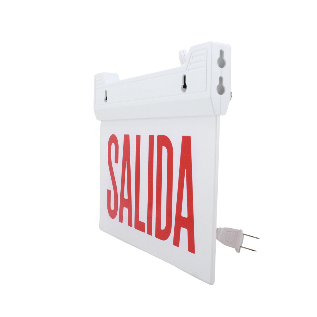 Señalización de Emergencia de Salida Color Rojo