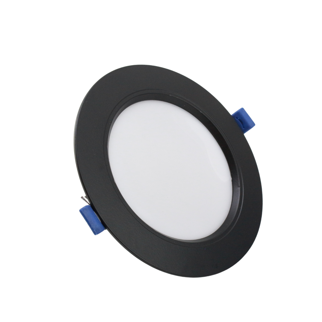 Lámpara LED Empotrable 12w Spot Plafón Negro