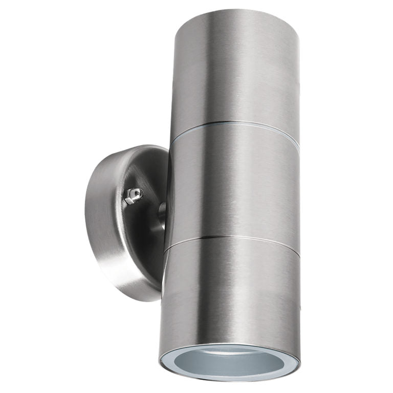 Luminaria de Pared Cilíndrica Doble ADE-013 | Iluminación Decorativa para Exteriores