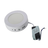 Lámpara de Sobreponer LED Redondo  6W Blanco Frio