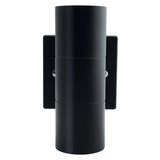 Luminaria de Pared Doble Negro Mate ADE-019 | Iluminación Decorativa para Exteriores