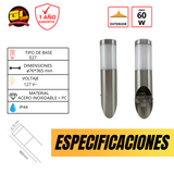 Arbotante de Pared BMS Plata 056